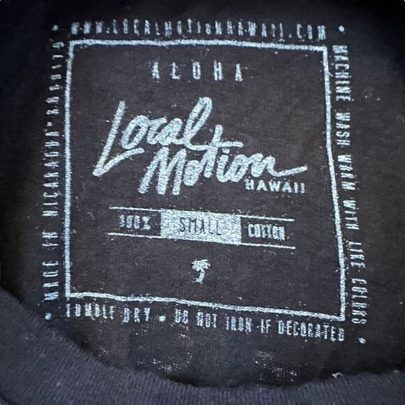 Local Motion ~ Black Short Sleeved Tee ~ size Small - Picture 5 of 7